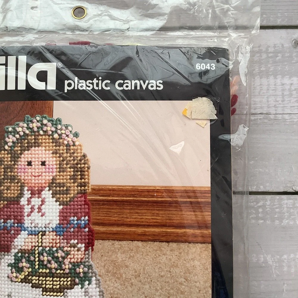 Bucilla Plastic Canvas Kit - Old Fashioned Miss Doorstop‎ 11x13